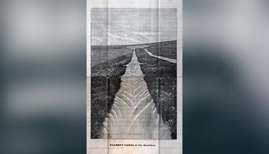 Thumbnail of an historic drawing of the kearney canal
