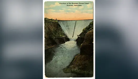 Thumbnail image of a drawing of the canal overflow