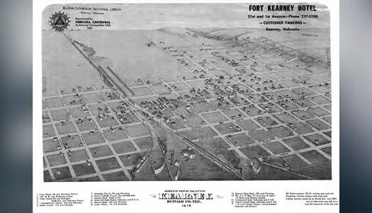 Thumbnail image of an 1878 map of kearney