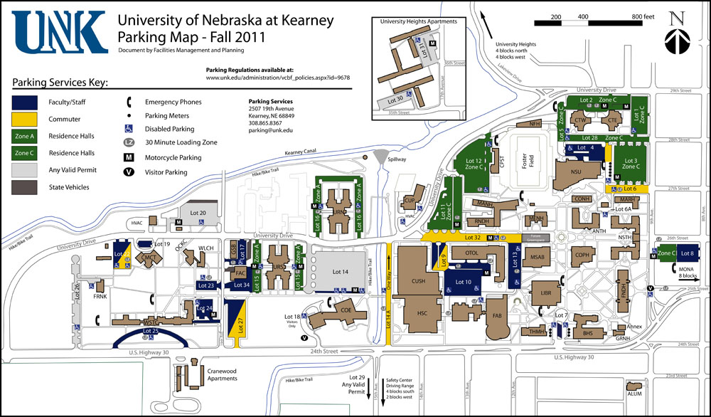 University Of Nebraska Kearney Campus Map Crime Prevention Programs | UNK Police Department | University of 