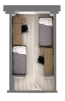 martin hall room rendering