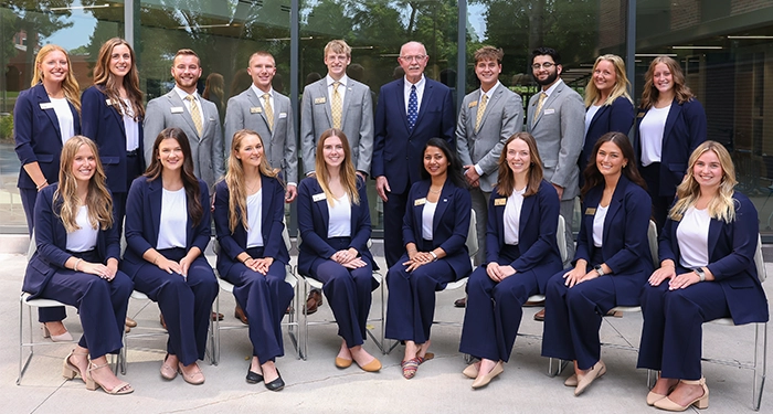chancellors ambassadors pose for a group photo