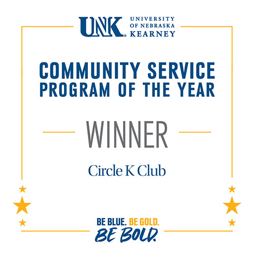 Community Service Program of the Year Winner: Circle K Club