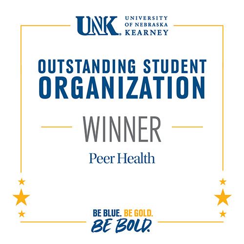 Applauding Excellence Outstanding Student Organization Winner: Peer Health