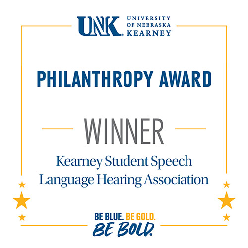 Philanthropy Award Nominations: Kearney Student Speech Language and Hearing Association
