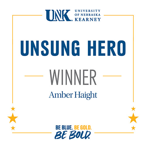 Unsung Hero Winner: Amber Haight