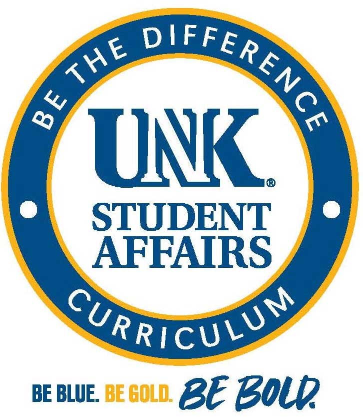 UNK Student Affairs: Be the Difference Curriculum. Be Blue. Be Gold. Be Bold.