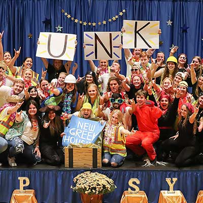 UNK Students at Greek Preview Day