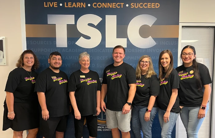 TSLC program staff outside their offices