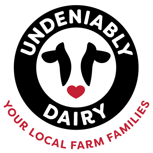 Undeniably Dairy Logo: Your local dairy farm families