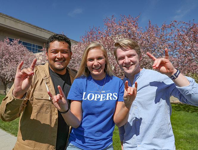 Students Throwing the Lopes