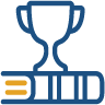 Book with Trophy