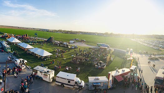 Students and Community at Celebrate Kearney event at University Village