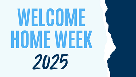 Welcome Home week logo