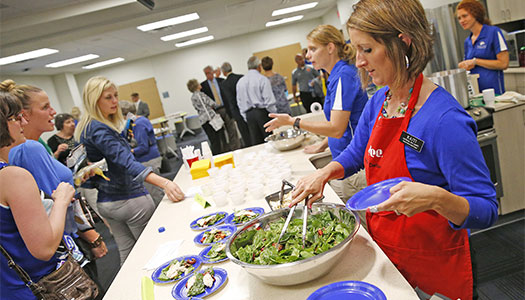 Making and serving food