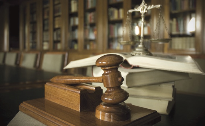 Gavel in courtroom