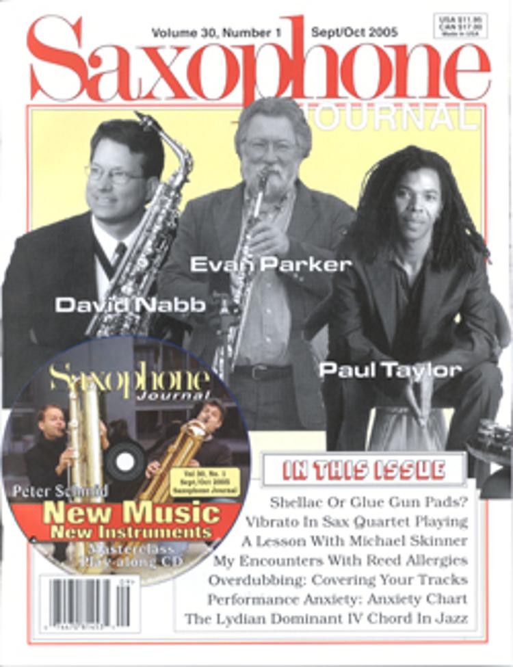 Saxophone Magazine featuring One handed Wind Instruments