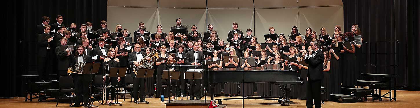 band students performing
