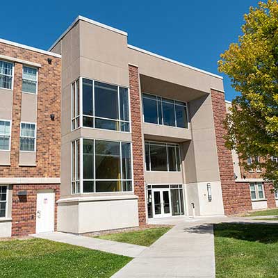 exterior shot of nester hall